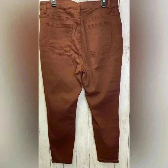 SHEIN Crimson/Burgundy Skinny Jeans size 1XL/14 - Picture 8 of 8